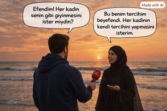 Açık saçık birisi misin, tamamen kapalı mı?