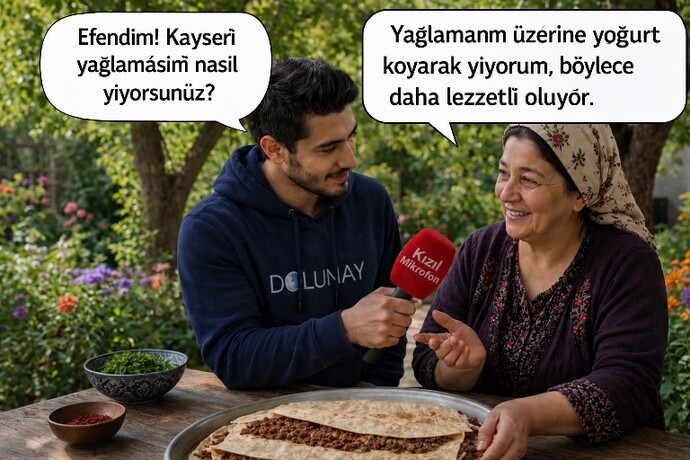 Neyin tadını merak ediyorsun?
