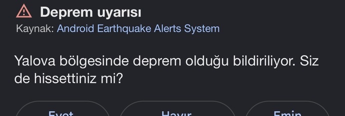 Yalovada deprem olmuş iyi misiniz?
