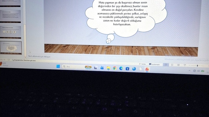 Sunumumun son cümlesi sizce nasıl olmuş?