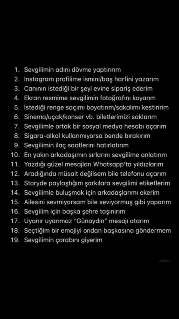Sevgiliniz olsa yapar mıydınız?