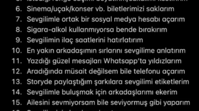 Sevgiliniz olsa yapar mıydınız?