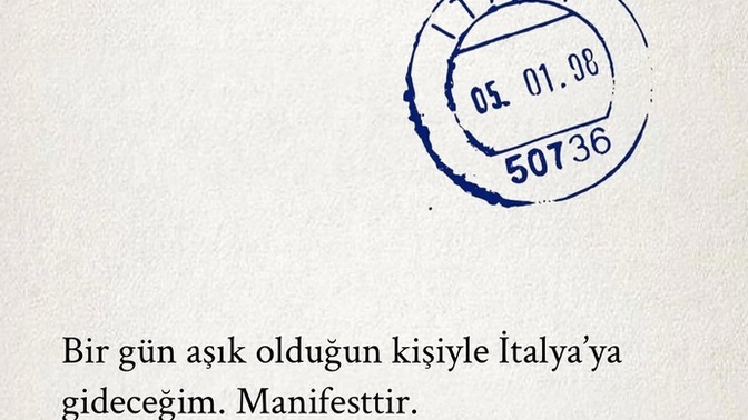 Senin manifestin var mı?