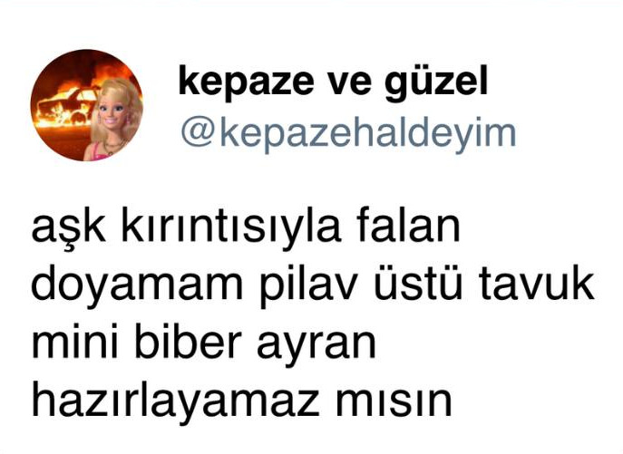 Aşk kırıntısıyla doyar mısınız?