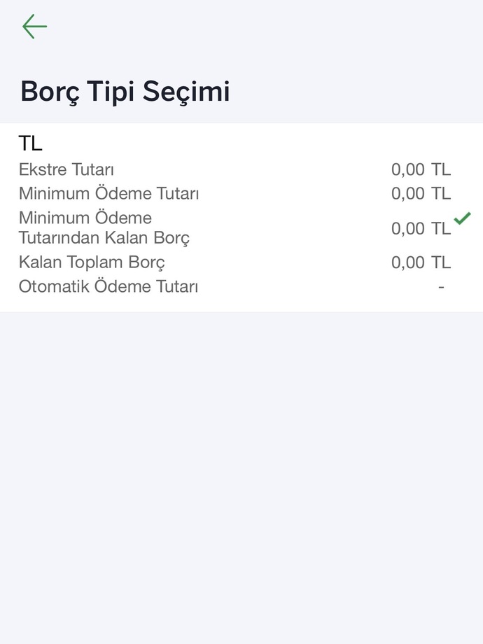 “ilk resimde borcum göründüğü” halde ödeyemiyorum napıcam?