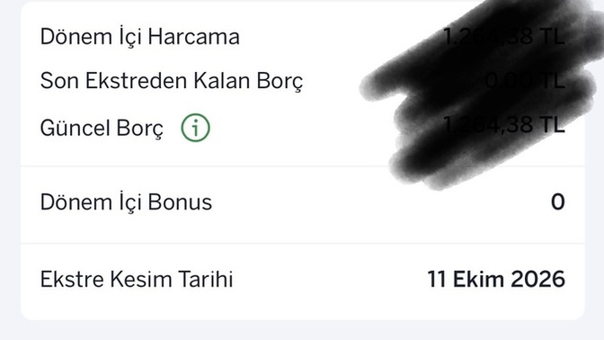 “ilk resimde borcum göründüğü” halde ödeyemiyorum napıcam?