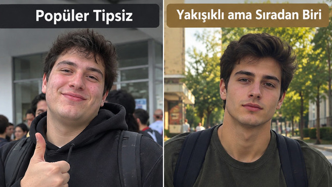 Popüler ama tipsiz biri mi, yoksa yakışıklı ama kendi halinde biri mi?