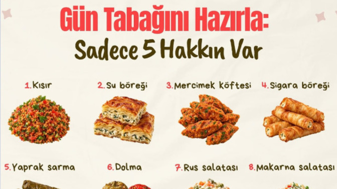 Acıktınız mı, kısırdan ıslak keke kadar bu ev yapımı lezzetlerden hangisini seçerdiniz?