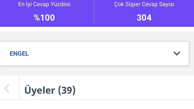 Engelli listenizde kaç tane engelli üye var?