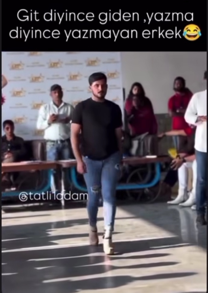 Git diyince giden, yazma diyince yazmayan erkek olur mu?
