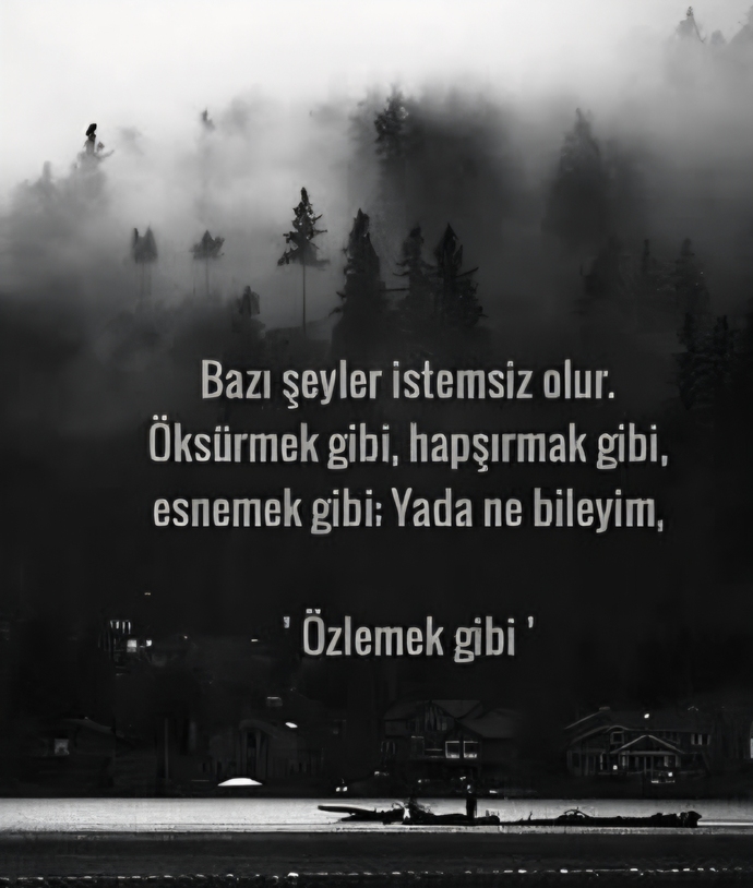 İnsan bazen neyi özleyeceğine gerçekten de bilmiyor olabilir mi?