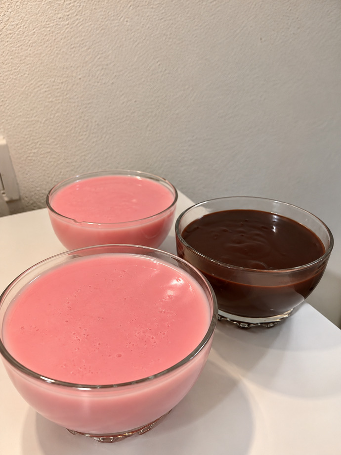 Çilekli puding mi, kakaolu puding mi?
