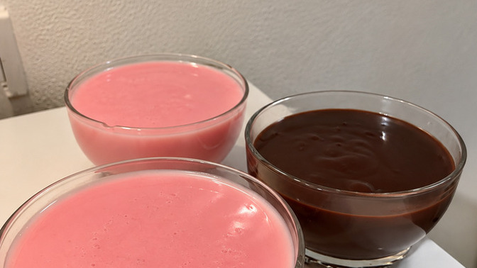 Çilekli puding mi, kakaolu puding mi?