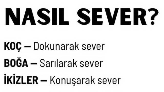 Burçlar Nasıl Sever 🙄?