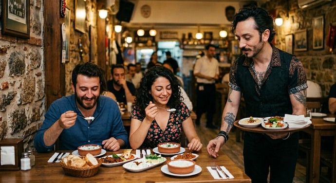 Siteden kiminle cacık yemek istersin?
