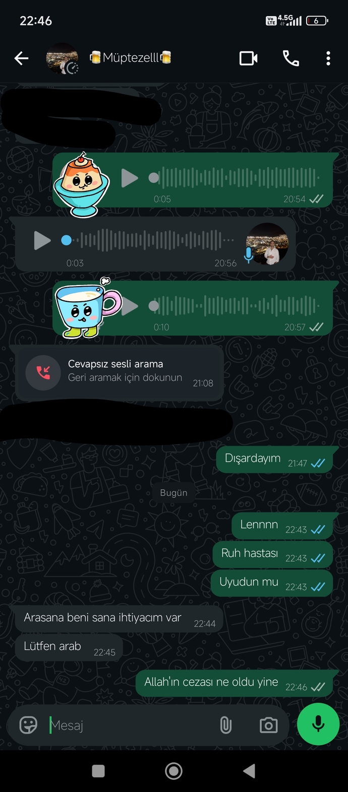 Gece gelen uyudun mu mesajına tepkiniz ne oluyor?