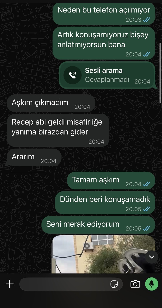 Beni çok ihmal ediyor bu kadarı fazla değil mi?