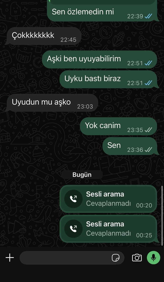 Beni çok ihmal ediyor bu kadarı fazla değil mi?