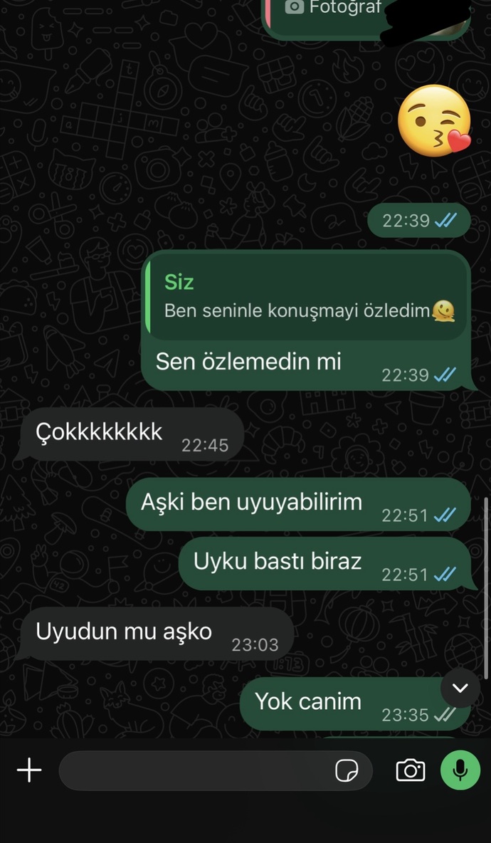 Beni çok ihmal ediyor bu kadarı fazla değil mi?