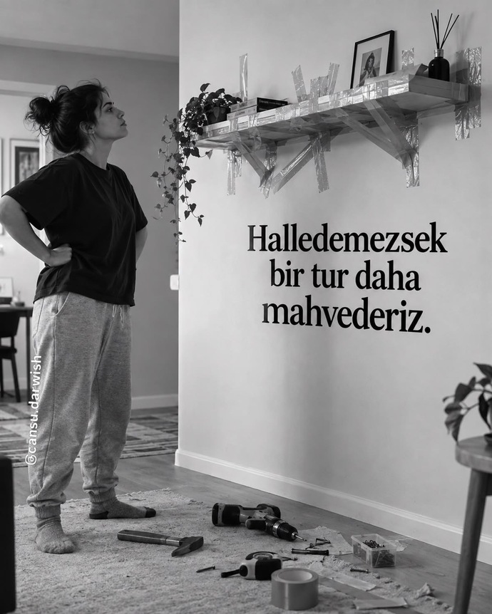 Erkeklerden umudu kesince hepimiz hallederiz kadını mı olduk?