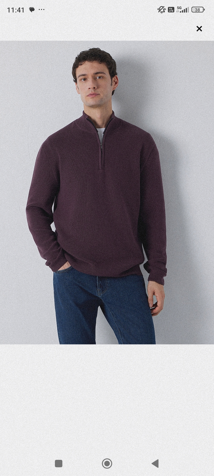 bu sekil yarim fermuarli üstler kazak olarak mi daha cok yakisiyor sweatshirt olarak mi?