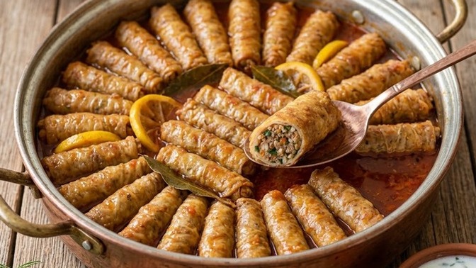 Daha önce hiç tavuk derisi sarması denediniz mi?