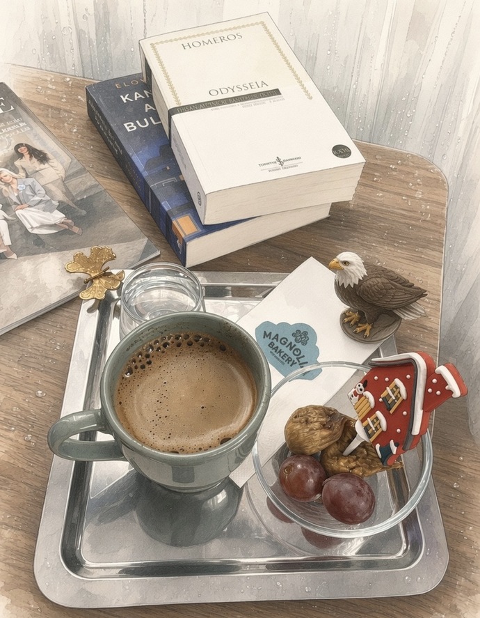 Kimler kahvesini içti. Yürüyüş sonrası kahve mük?