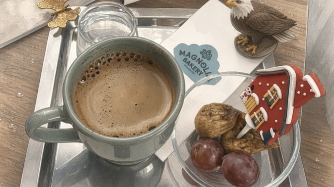 Kimler kahvesini içti. Yürüyüş sonrası kahve mük?
