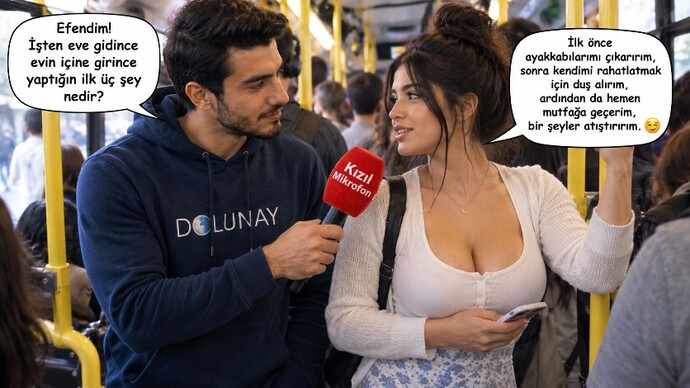 İşten eve gidince evin içine girince yaptığın ilk üç şey nedir?