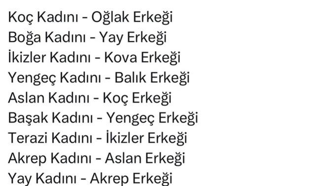 Hangi Burçla Evlenmek İstersin?