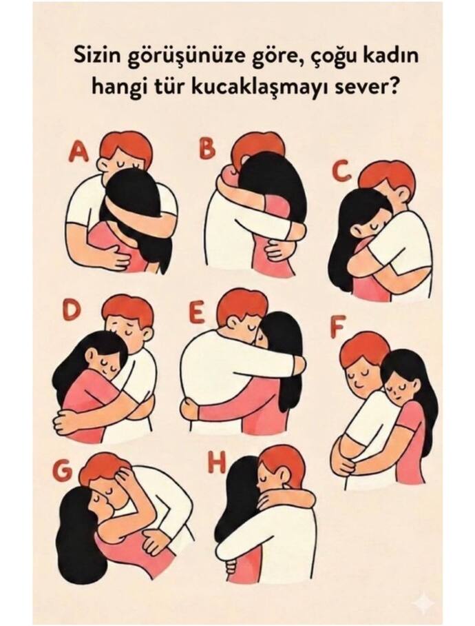 Sevdiğine Kişiye Nasıl Sarılırsın?