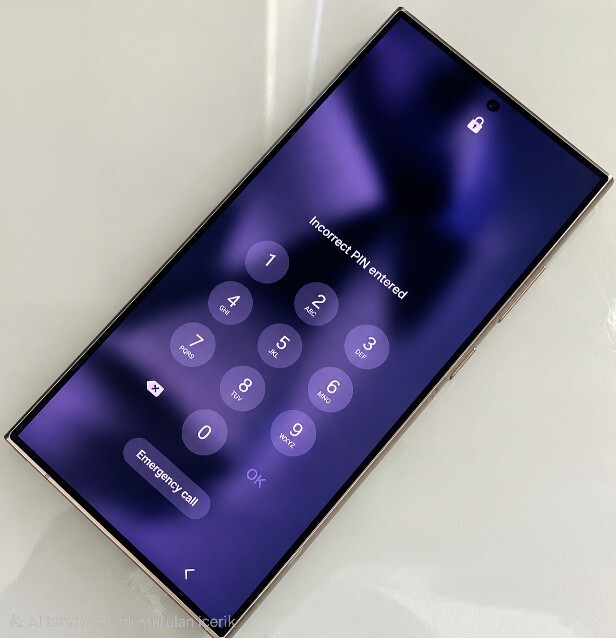 Telefonunuz da ekran kilidi şifresi var mi?