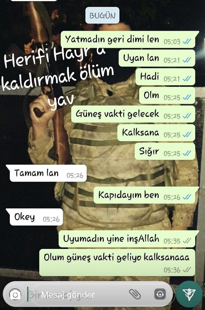 Motive eden dostlarınız var mı sizinde?