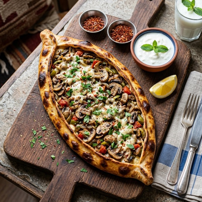 Mantarlı pide sever misiniz?