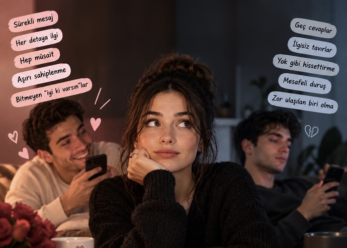 Bir flörtün en büyük sabotajı fazla ilgi mi, yoksa ilgisizlik mi?