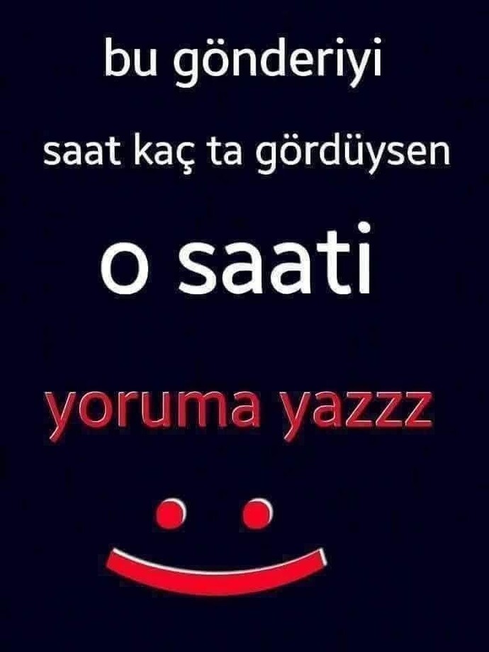 Şu an gördüğünüz saati yazar mısınız?