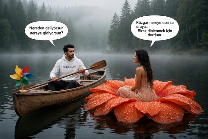Çiçek misin böcek misin, yâda dehşet verici biri misin?