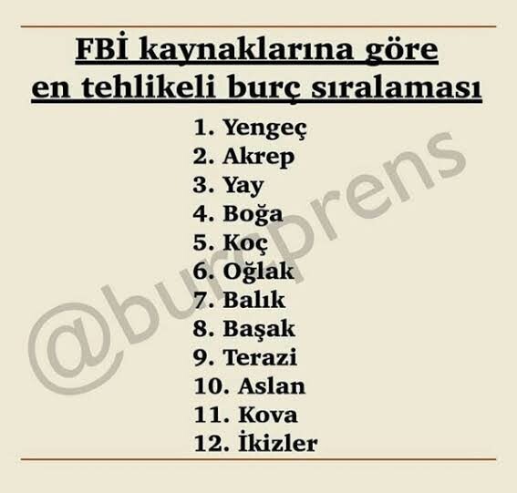 En tehlikeli burç hangisi?