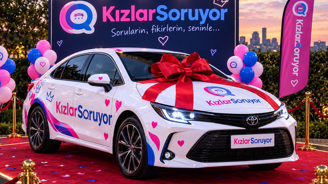 Siteye en çok katkı yapan üyeye KızlarSoruyor araba hediye etseydi, kazanabilir miydiniz?