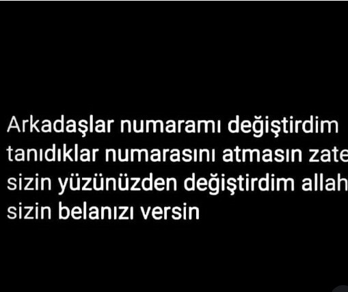 Kaç defa numara değiştirdiniz?