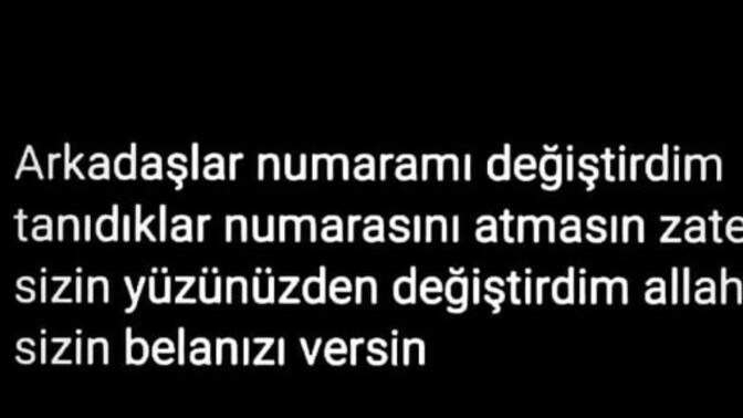 Kaç defa numara değiştirdiniz?