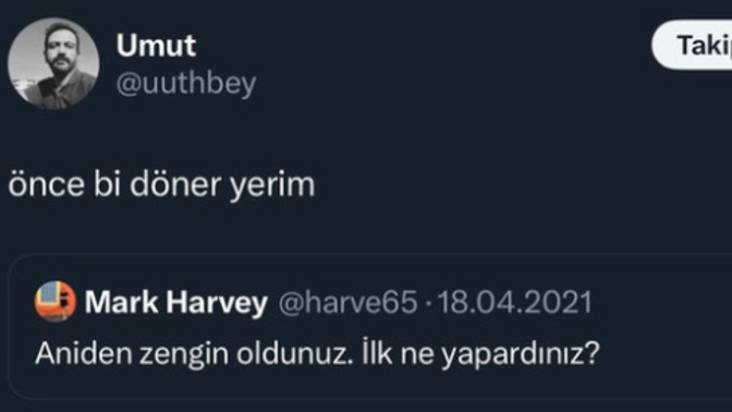 Çok zengin olsanız ilk ne yaparsınız?