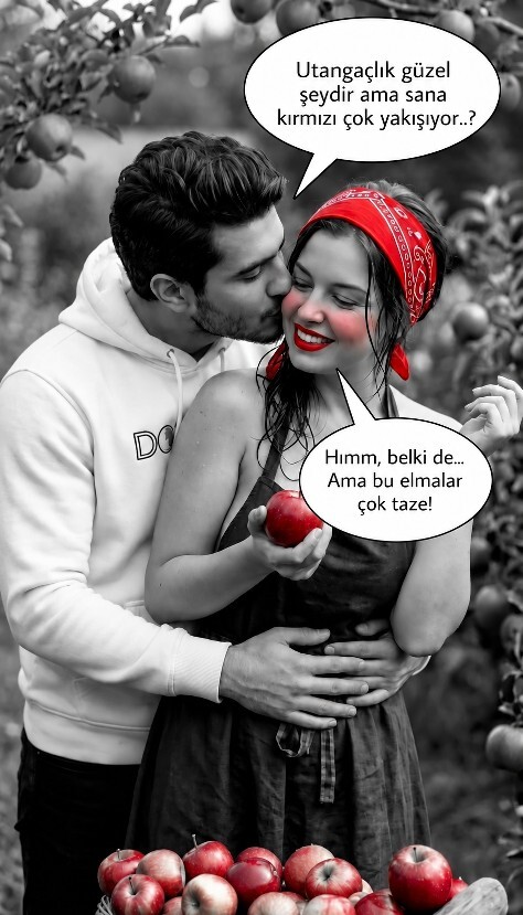 Elma yanaklı mısın, pembe yanaklı mısın?