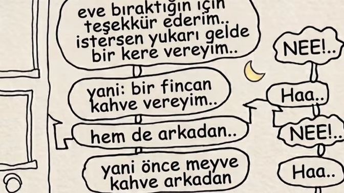 Eve kahve içmeye davet eden bir kadın gerçekten seks mi istiyordur?