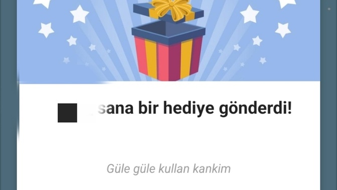 Oyunlar da hediyeleştiğiniz kişiler var mı?