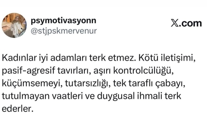 Kadınlar gerçekten iyi adamları terk eder mi?