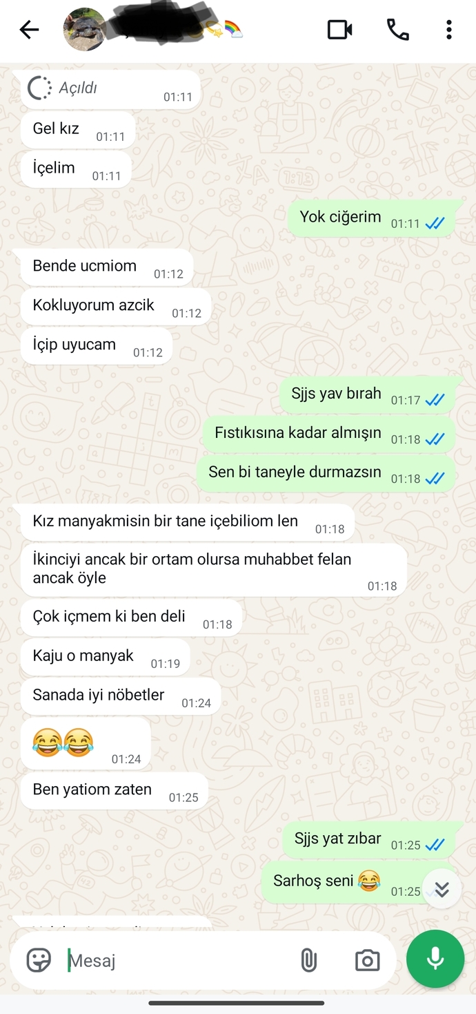 Sarhoş arkadaşınız sürekli arayıp mesaj atınca sabrınız ne kadar dayanıyor?