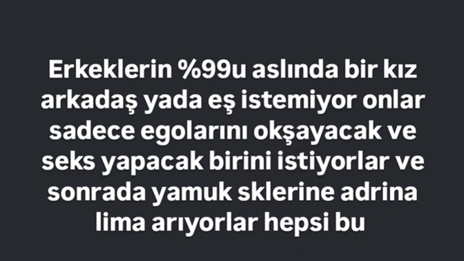 Erkekler ne istiyor? Bu doğru mu?