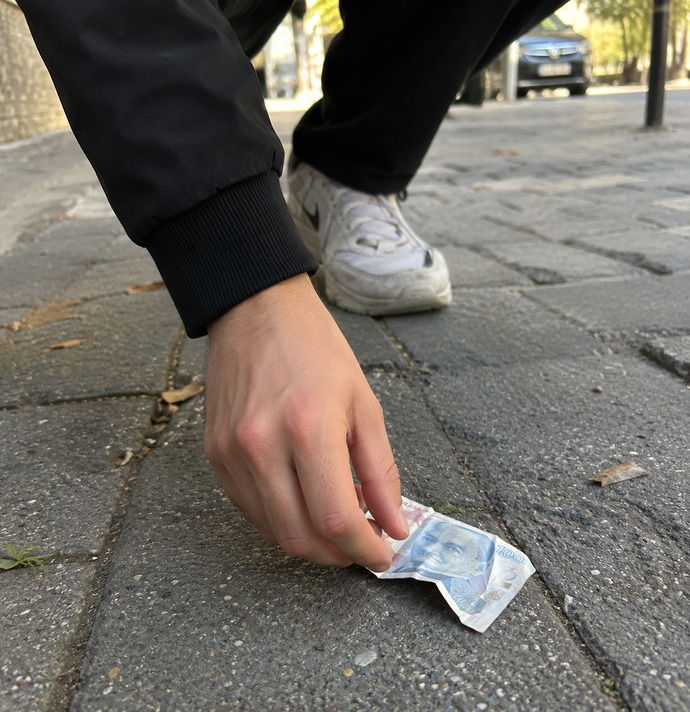 Yolda para buldunuz mu hiç?