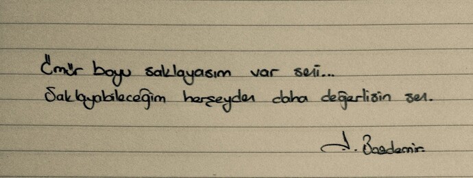 Sadece kendinize, kalbinize saklamak istediğiniz o kişiyi buldunuz mu?